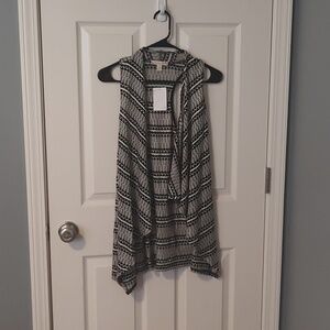 NWT Printed Open Cardigan